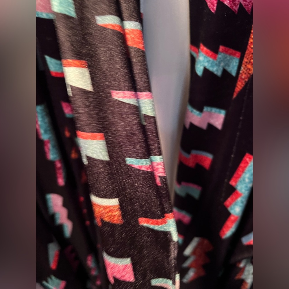 Blackmilk Ziggy Bowie Multicolor Lightning Bolt Robe OSFA NWT - Picture 3 of 4